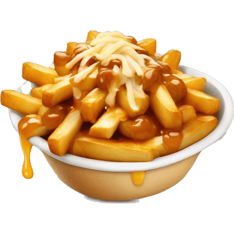 Poutine qui mange de la poutine  emoji