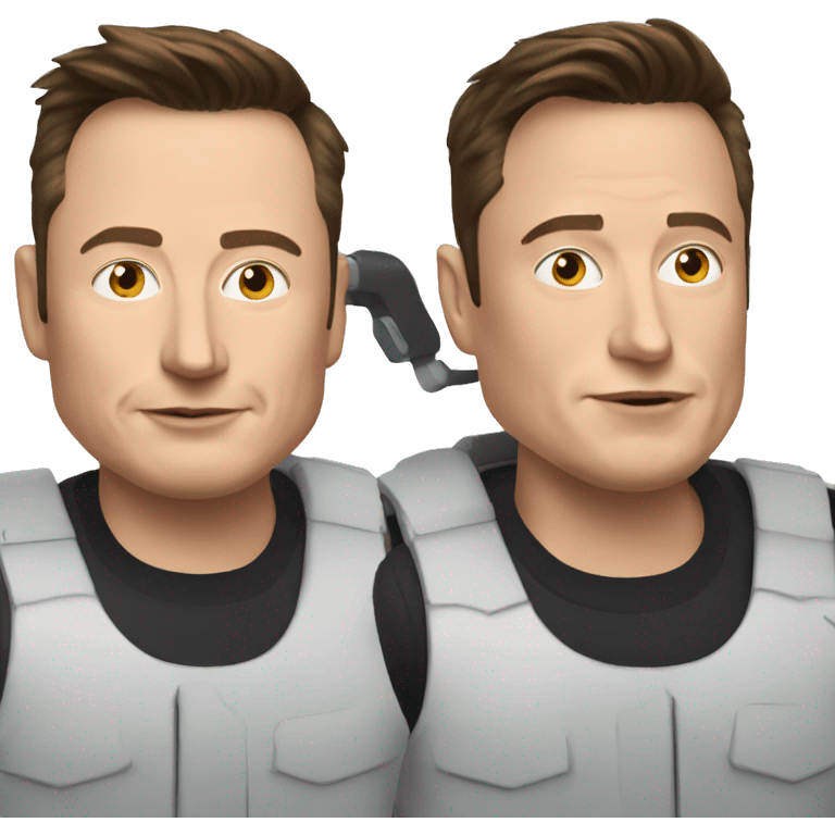 Elon musk with headpones emoji