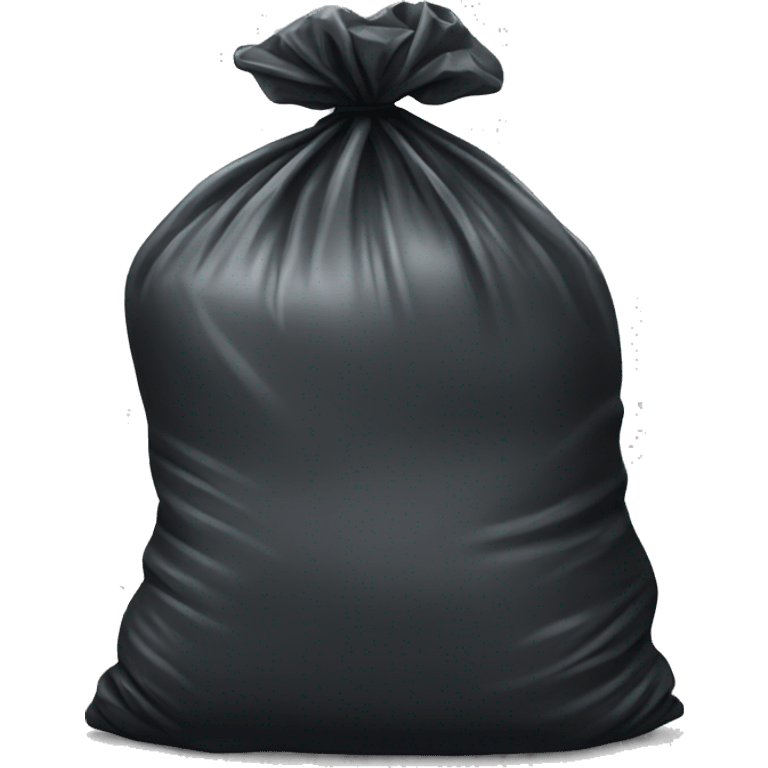 Trash bag emoji