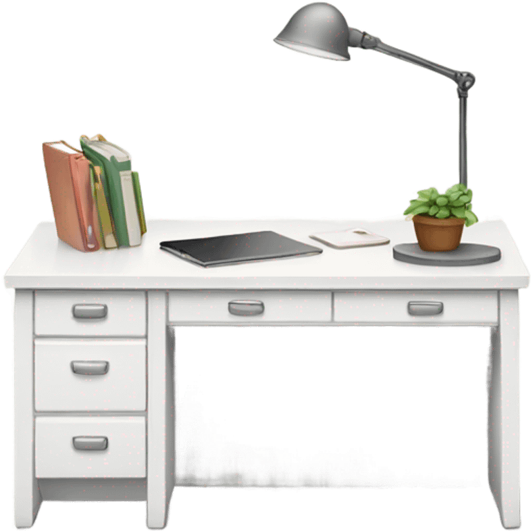 white desk emoji