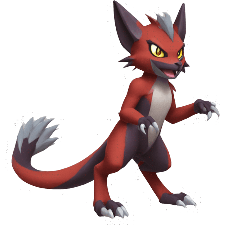 Noivern-Torracat-Zoroark full body emoji