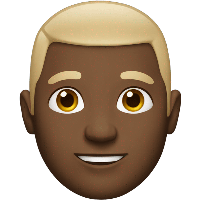 Bald black man emoji