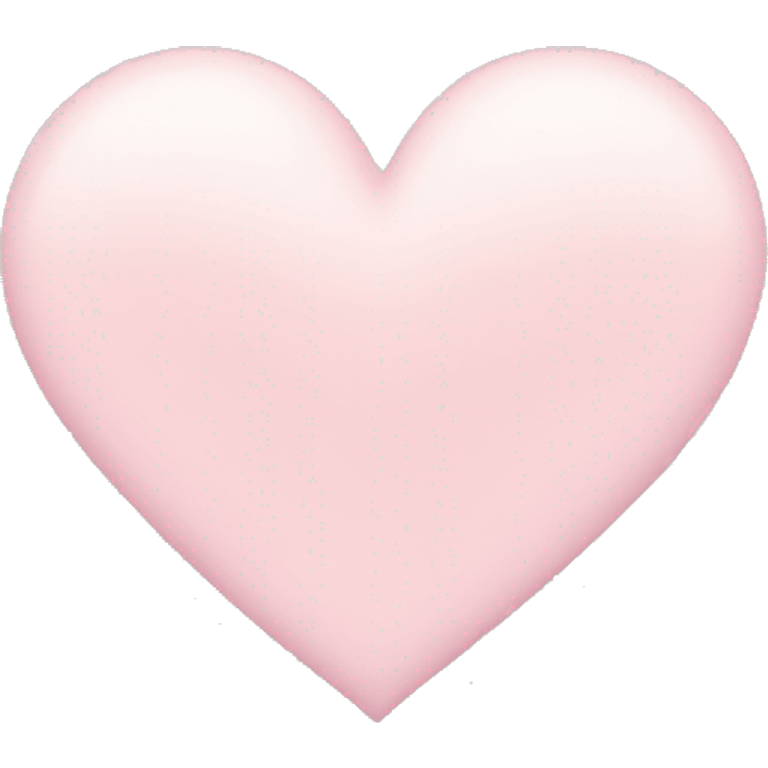 light pink pastel heart emoji