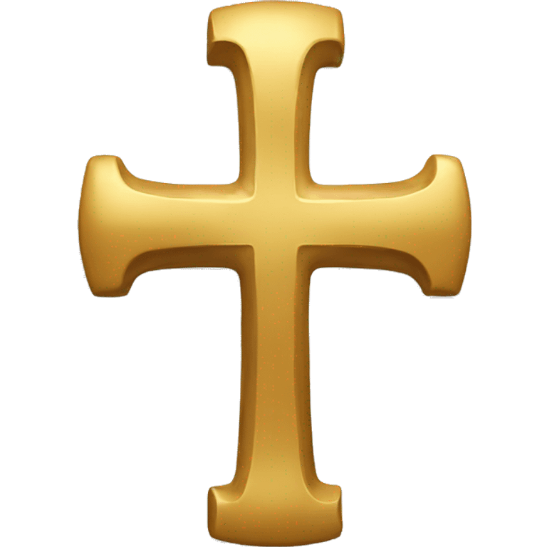 Golden cross emoji