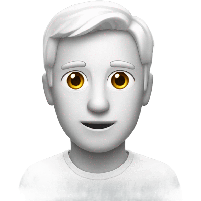 Un hurón blanco  emoji