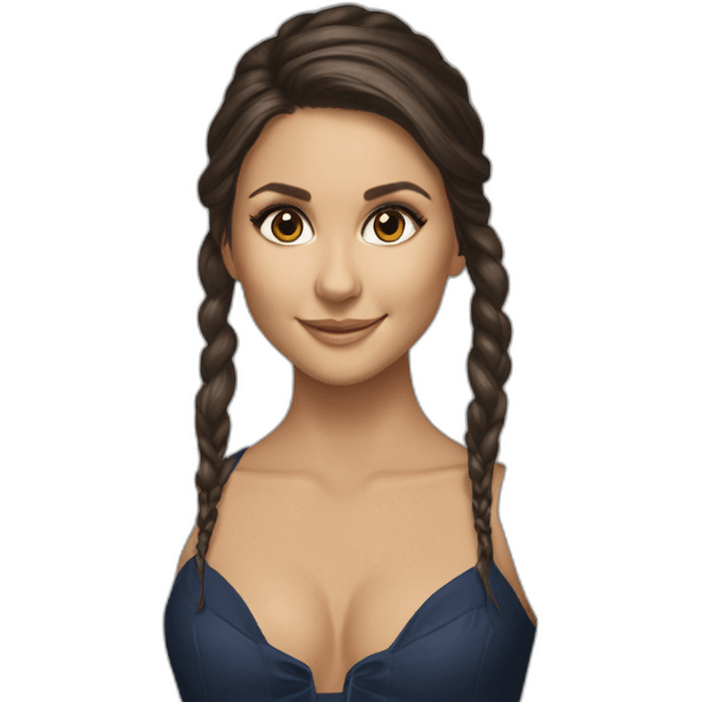 nina dobrev emoji