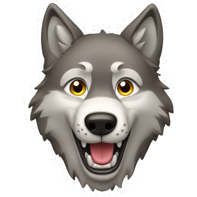 Wolf thumbs up emoji