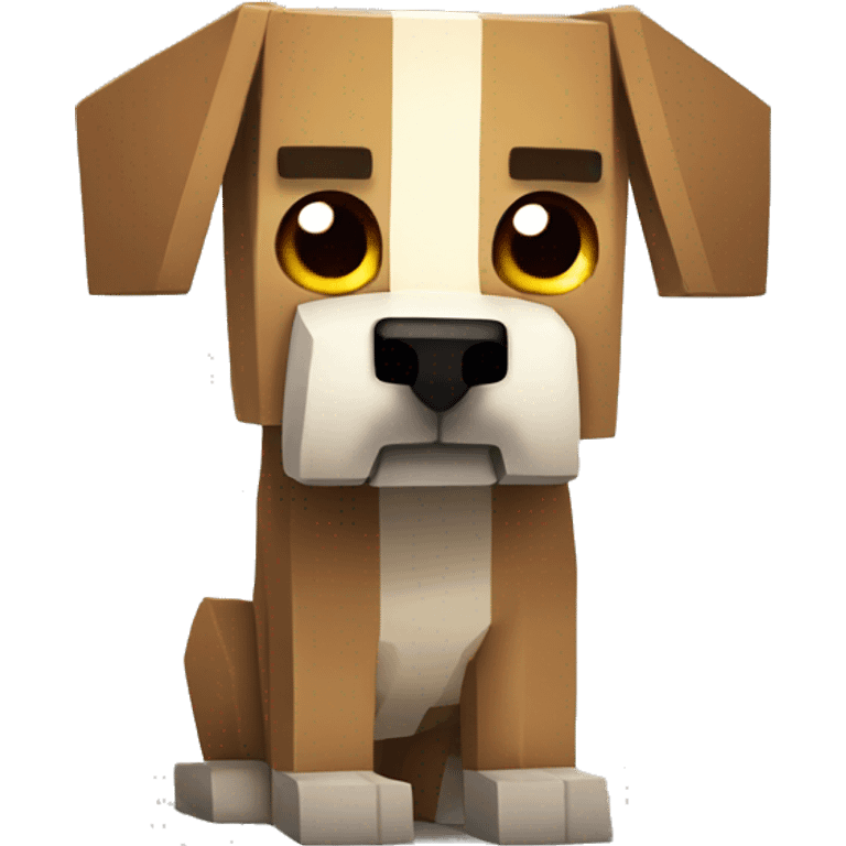 Minecraft dog  emoji