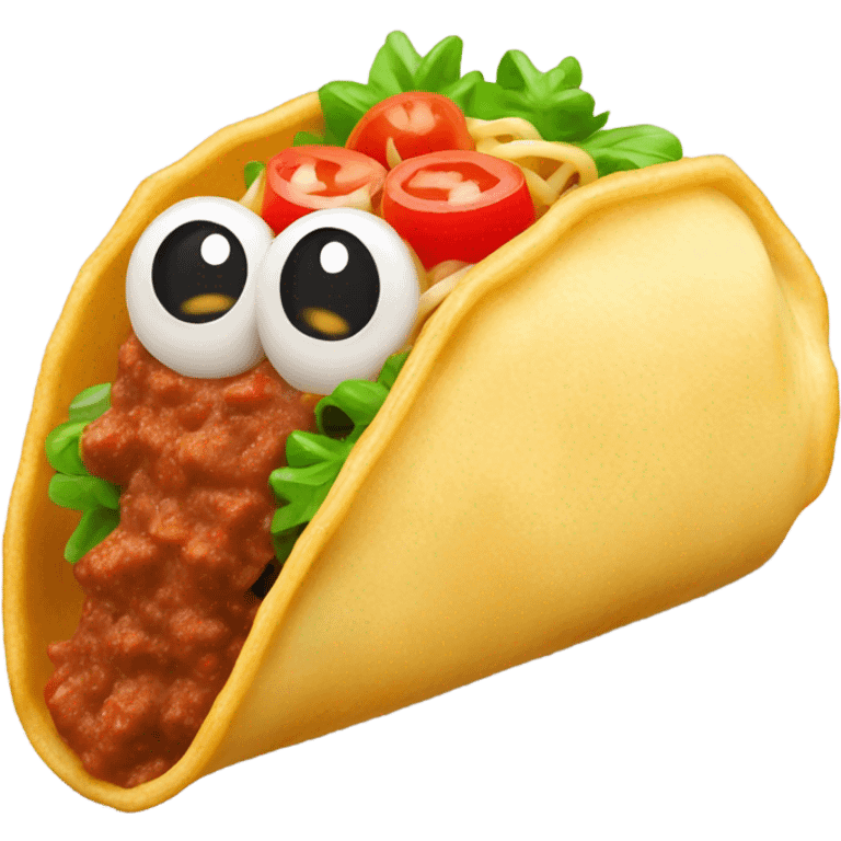 spaghetti tacos emoji