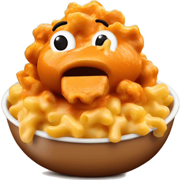 Buffalo chicken Mac and cheese  emoji