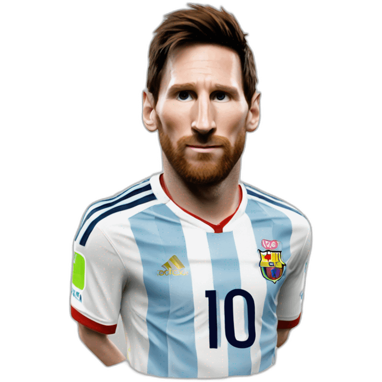 Messi sur une chèvre emoji