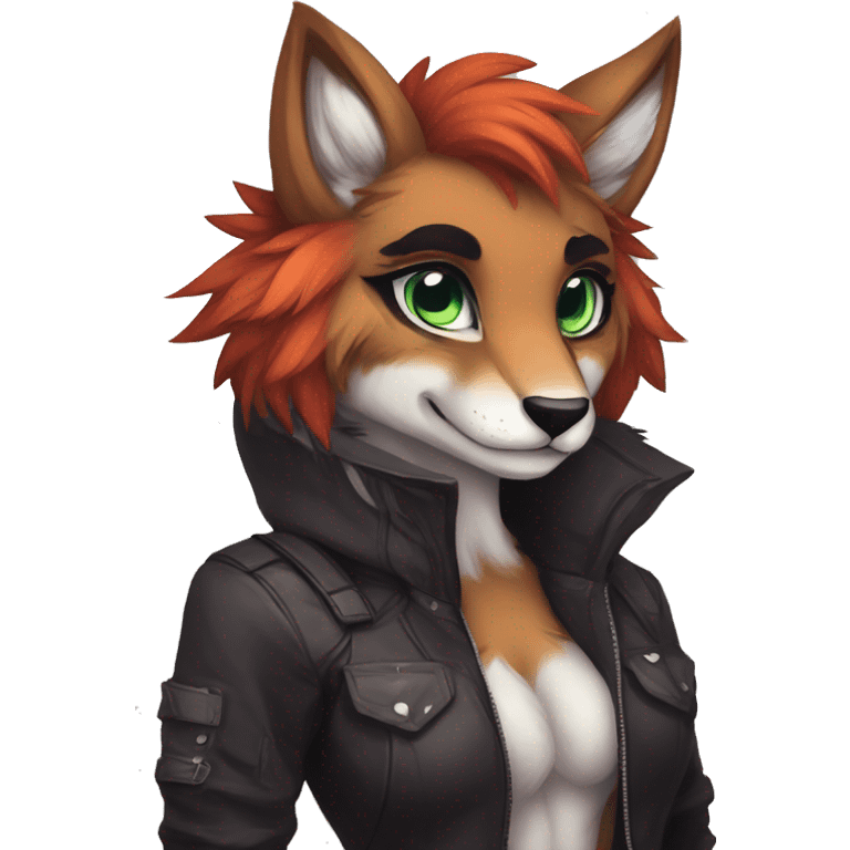 Edgy anthro furry by Falvie, LiLaiRa, AngieWolf emoji