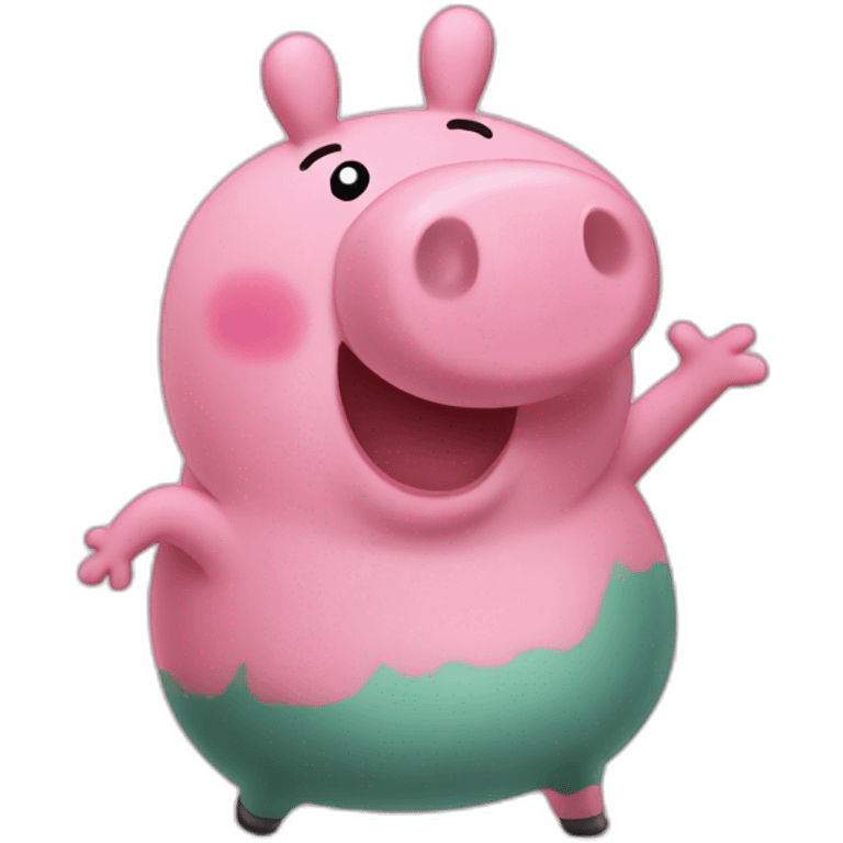 peppa pig farting emoji