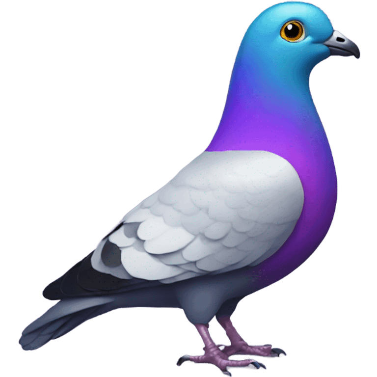 Disco pigeon emoji