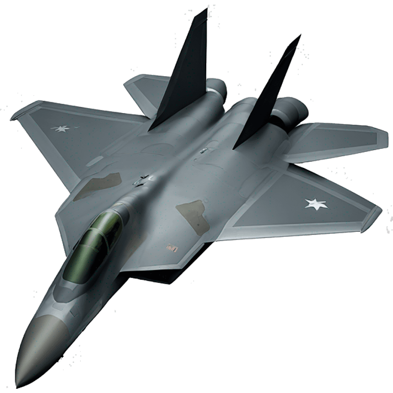 F22 military plane emoji