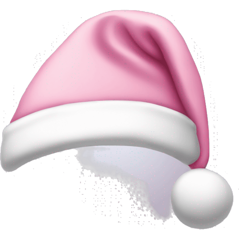 light pink santa hat emoji