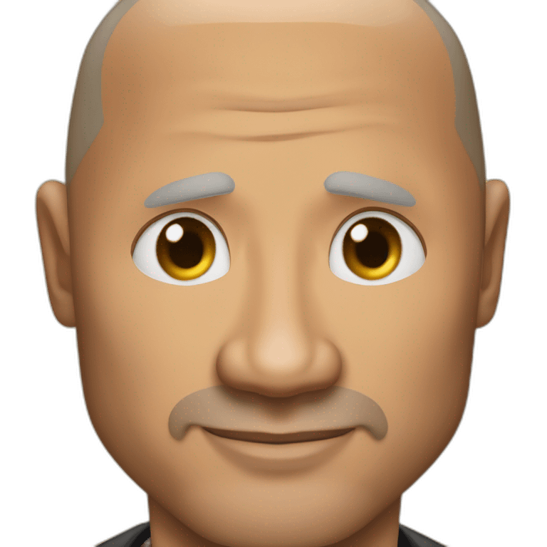 Vladimir Poutine qui fronce un sourcil comme Dwayne Johnson emoji