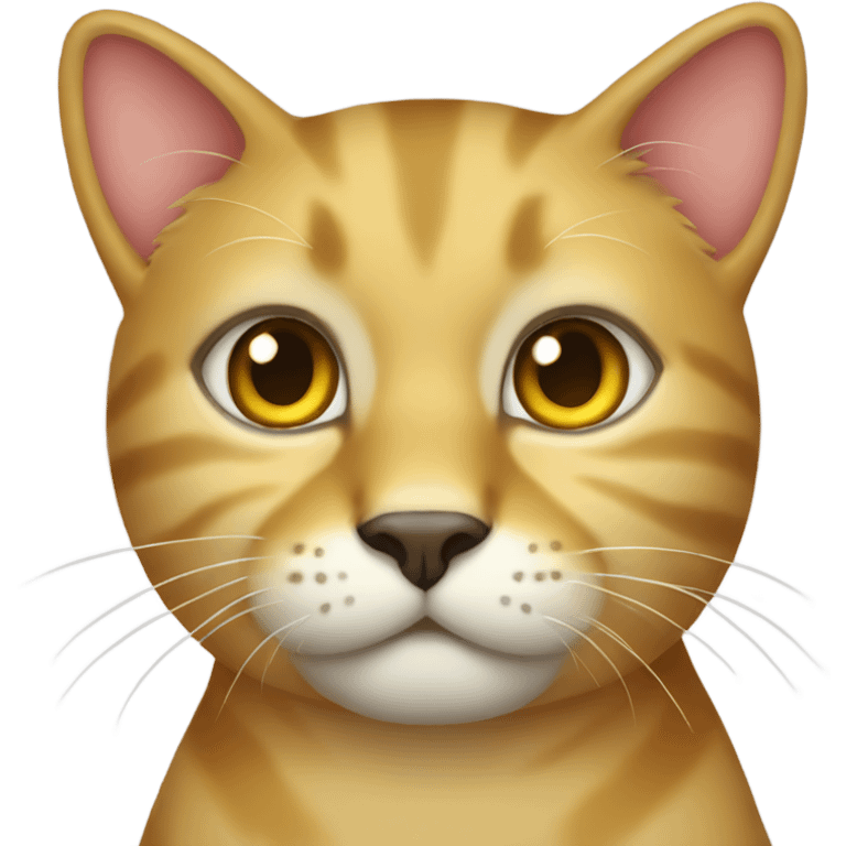 Golden cat emoji