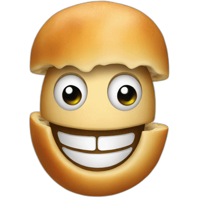 Smiling kebab emoji