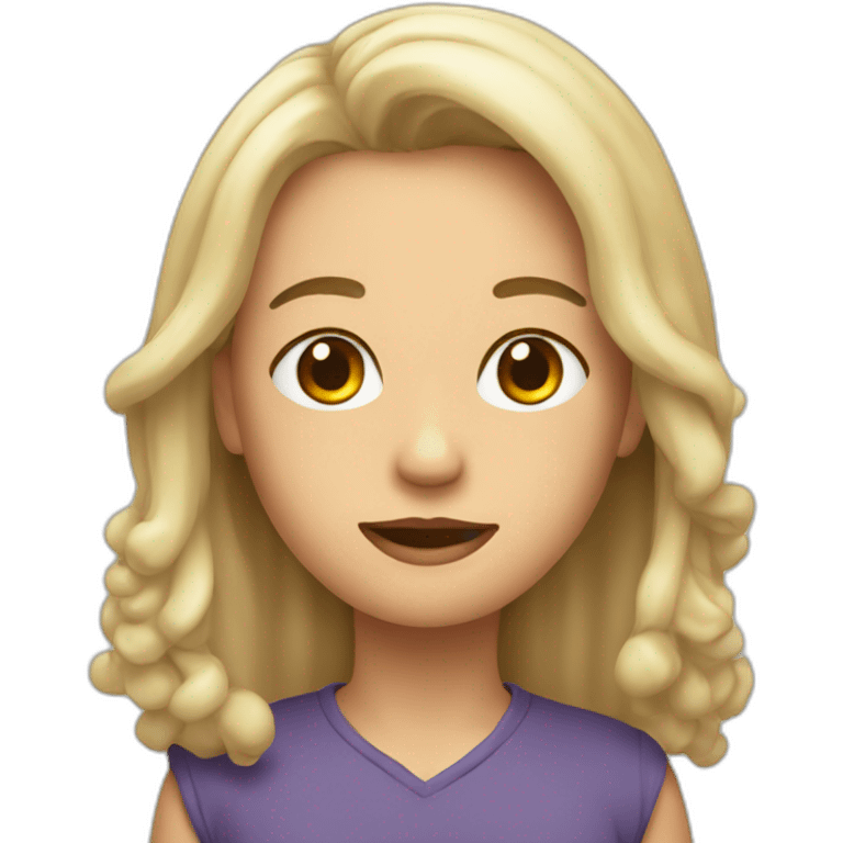 Una persona con una sola ceja emoji