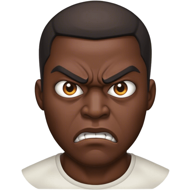 angry black man emoji