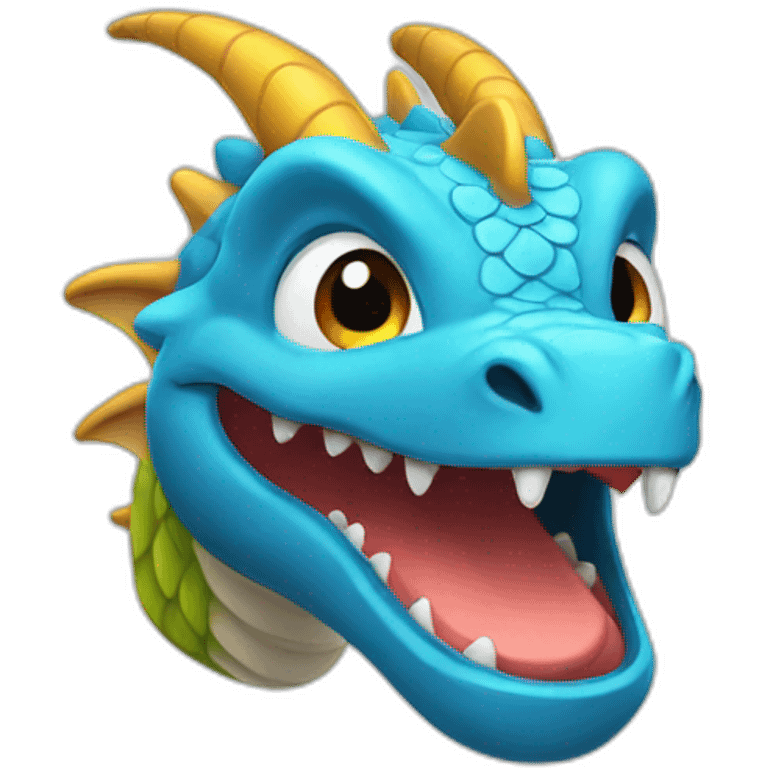 dragon cute surprise emoji