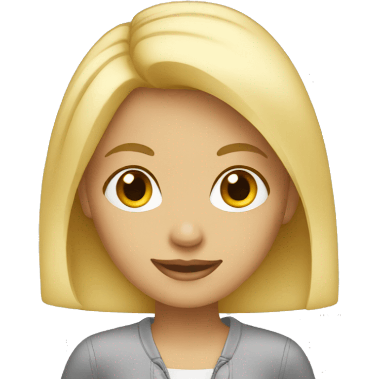 Blonde girl owner emoji