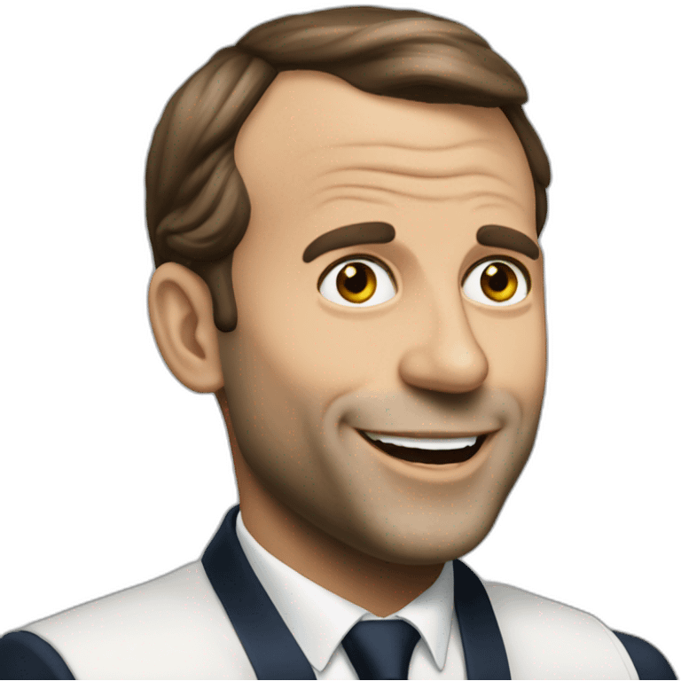 emanuel macron sing emoji