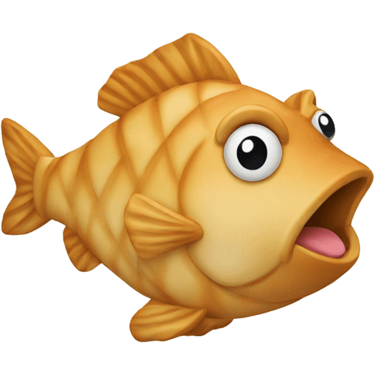 fish shape bread emoji