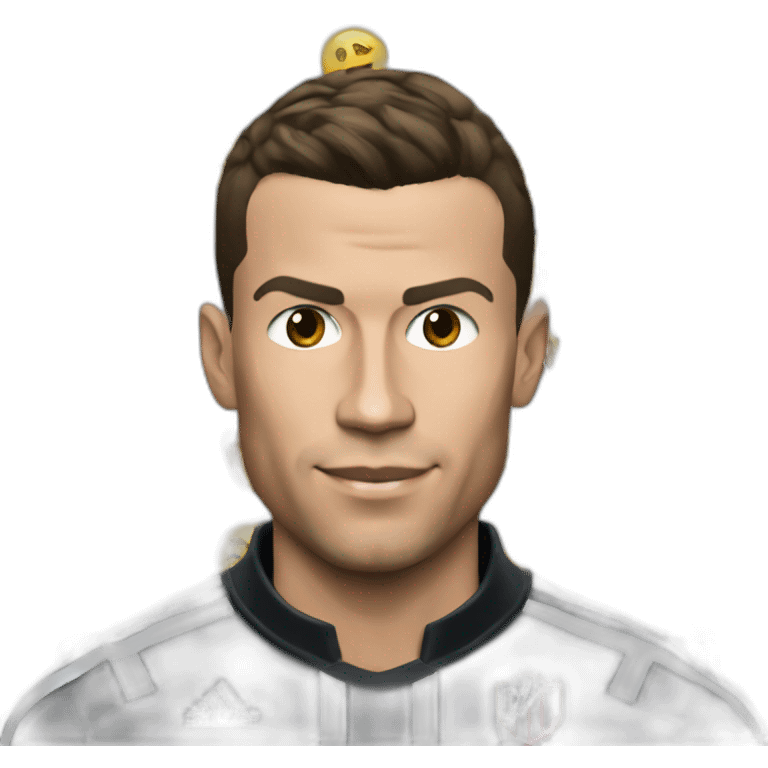 Macron sur Christiano ronaldo emoji