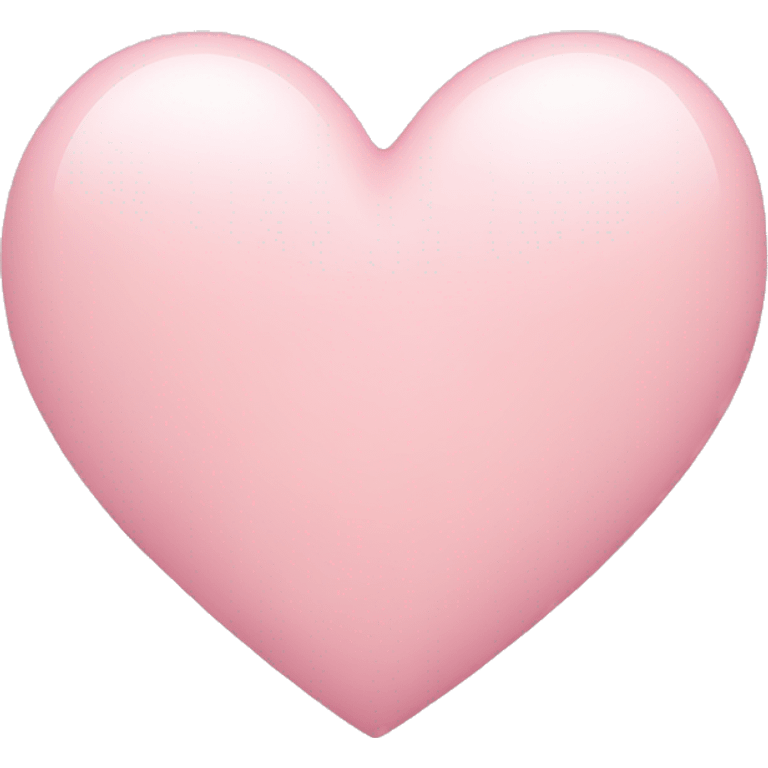 light pink heart emoji