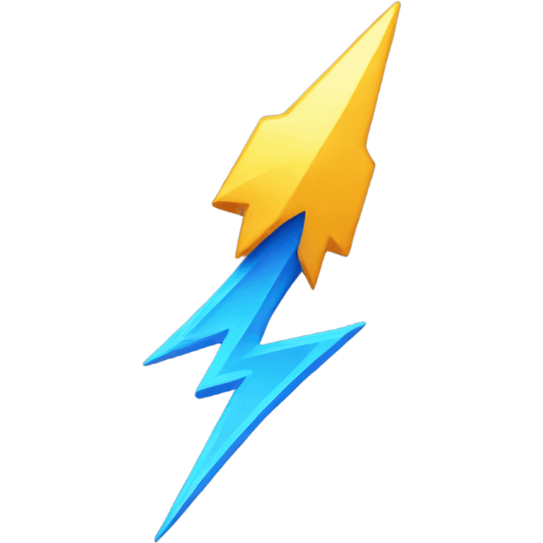 thunder bolt emoji