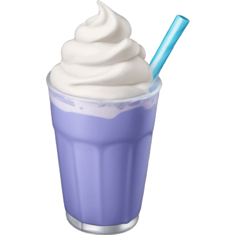 Blueberry milkshake  emoji