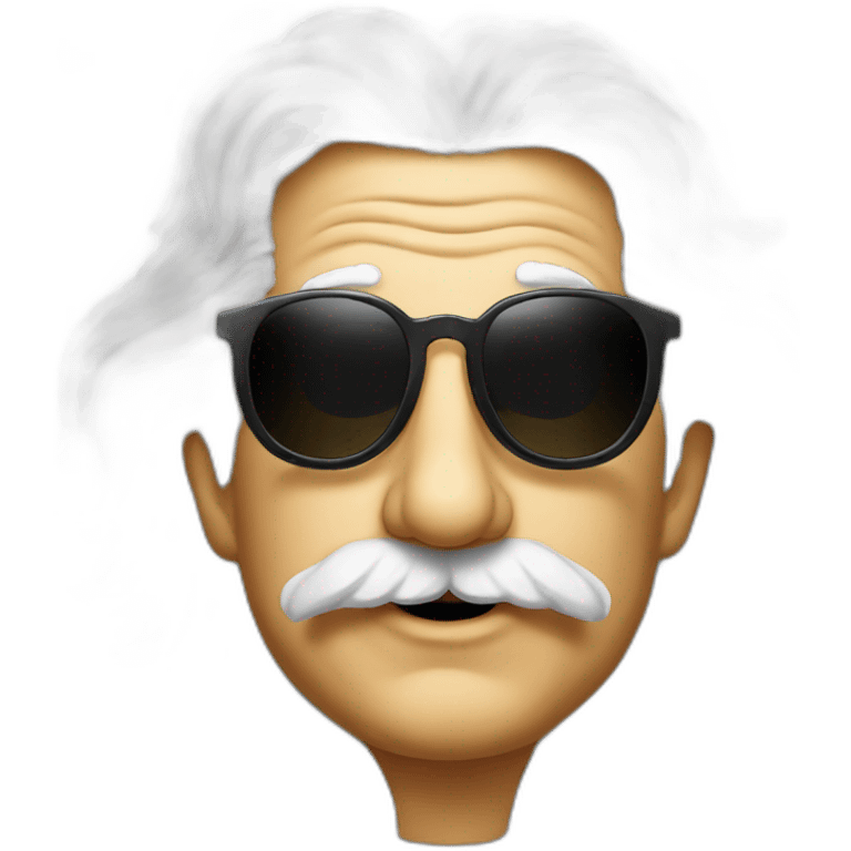 einstein sunglasses emoji