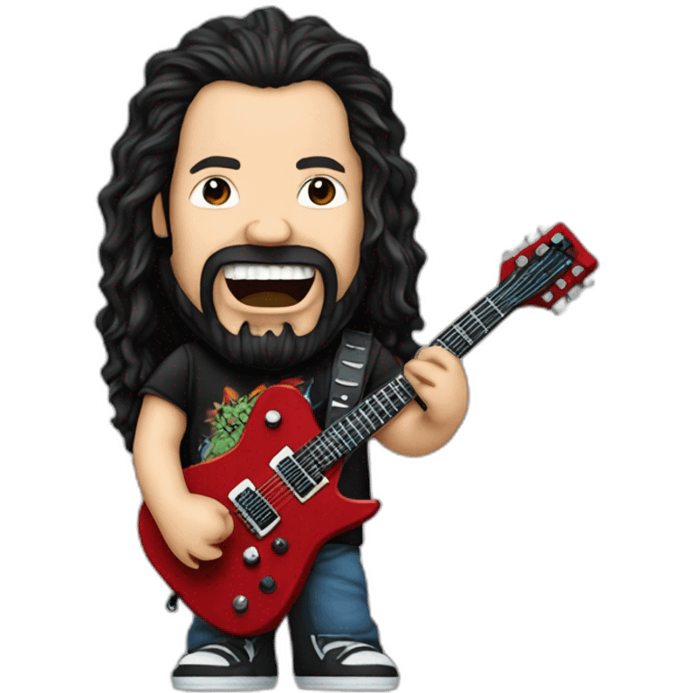 Dimebag darell playing guitar emoji