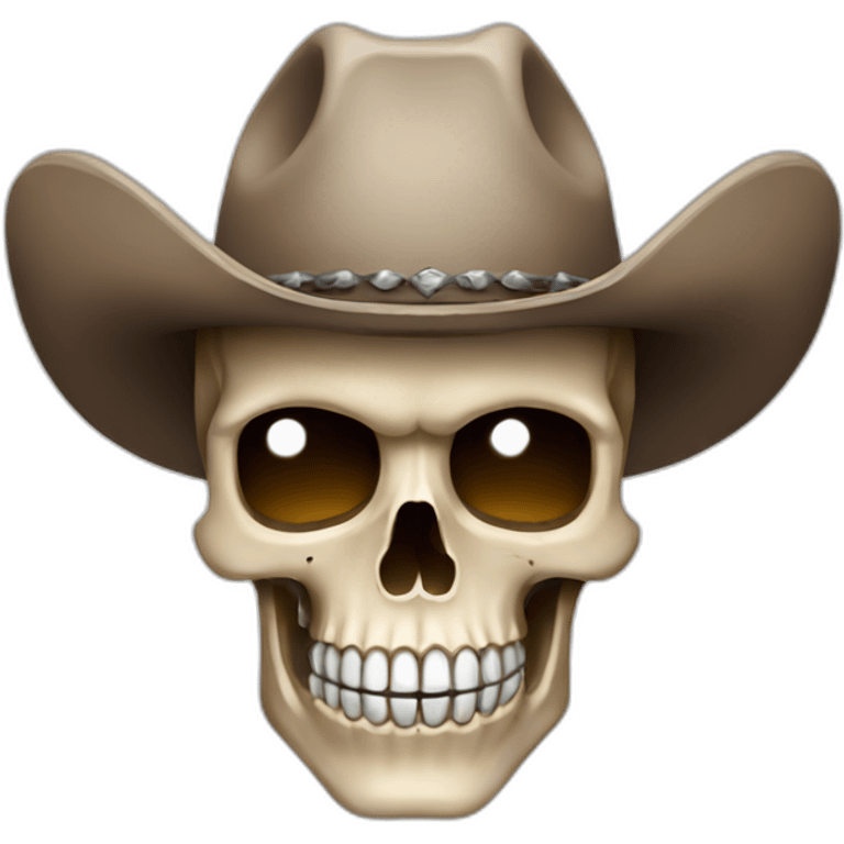 cowboy skull emoji