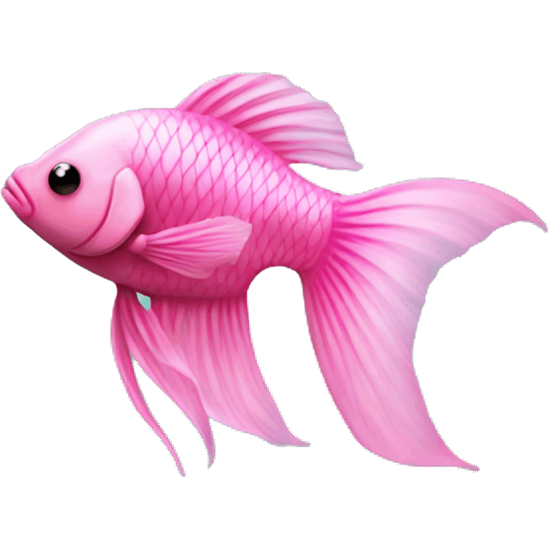 pink beta fish emoji