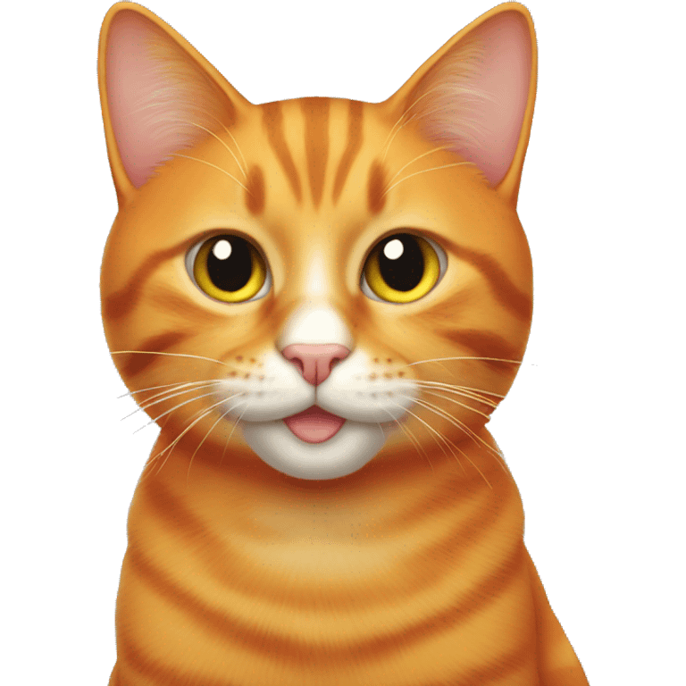 Orange cat emoji