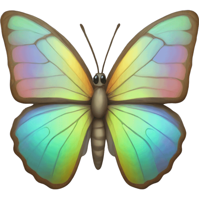 Iridescent butterfly emoji