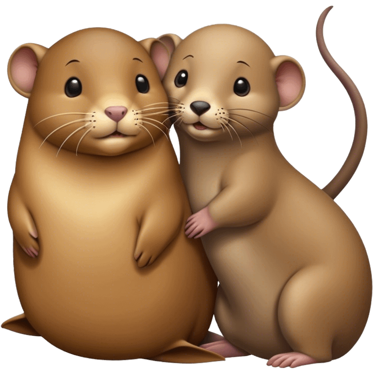 mouse and sea lion emoji