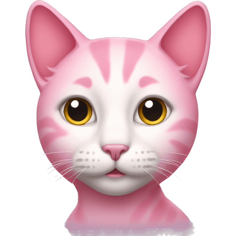 Pink cat emoji