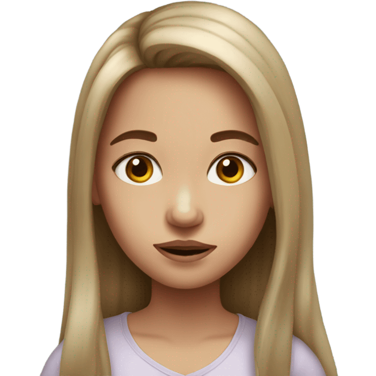 realistic portrait of a girl emoji