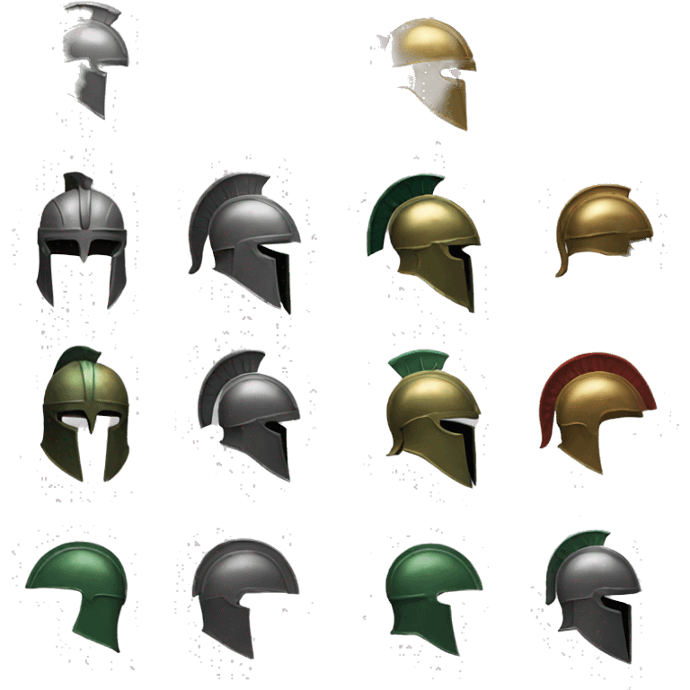 Spartan helmets emoji