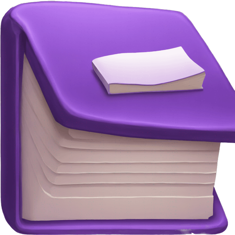 purple book emoji