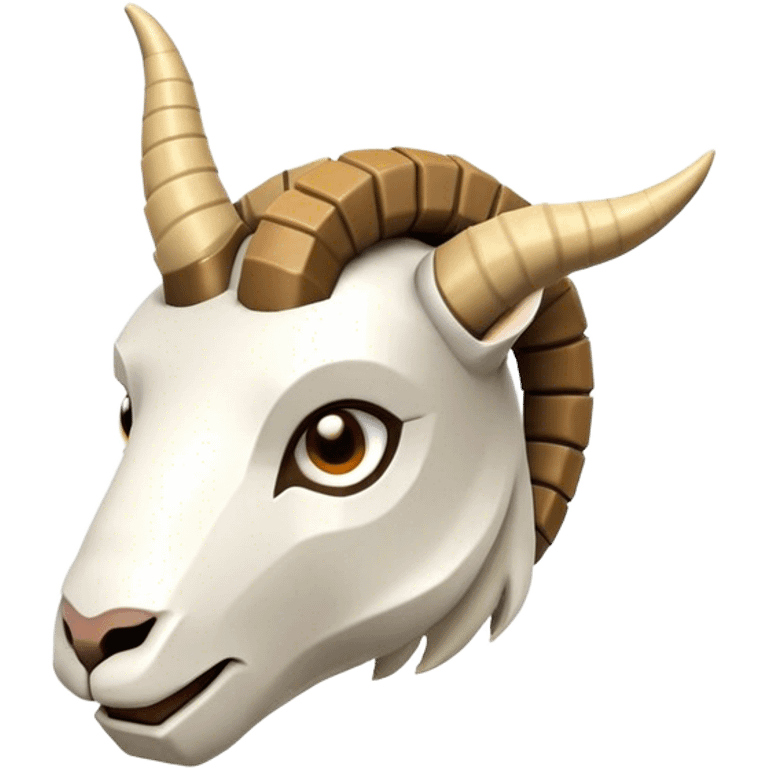 Minecraft goat's horn emoji