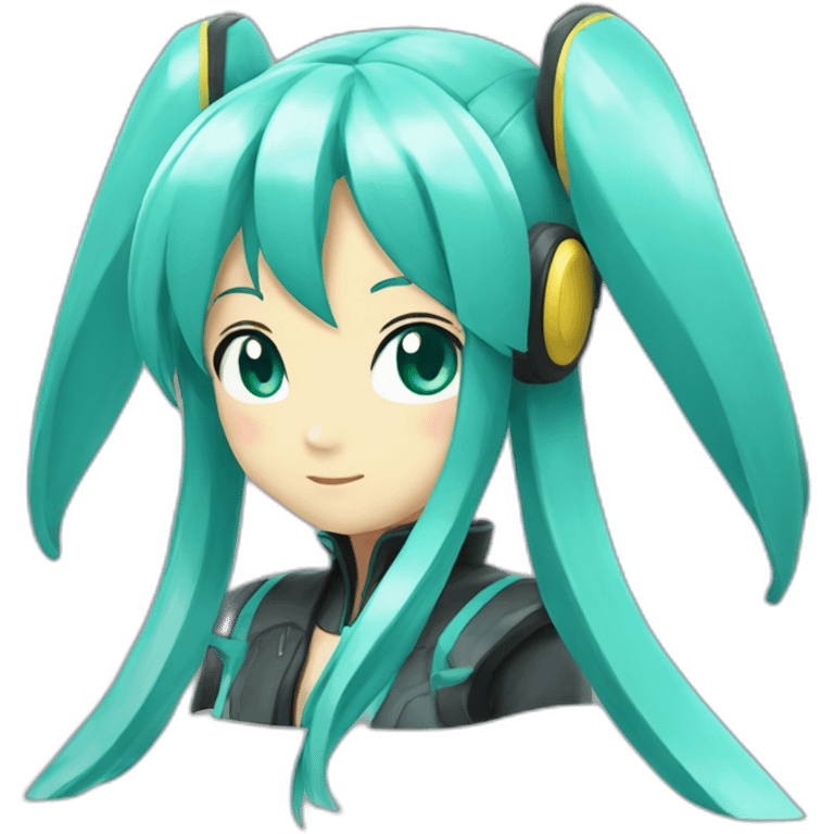 Hatsune miku was a pokemon emoji