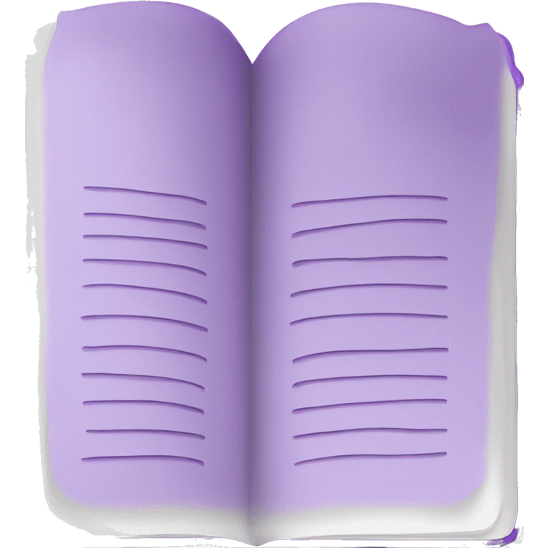 iOs closed book emoji in purple (make it wider with a black spine) emoji