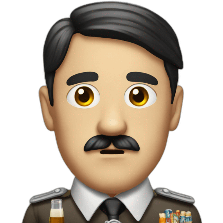 Hitler-beer-unicorn emoji