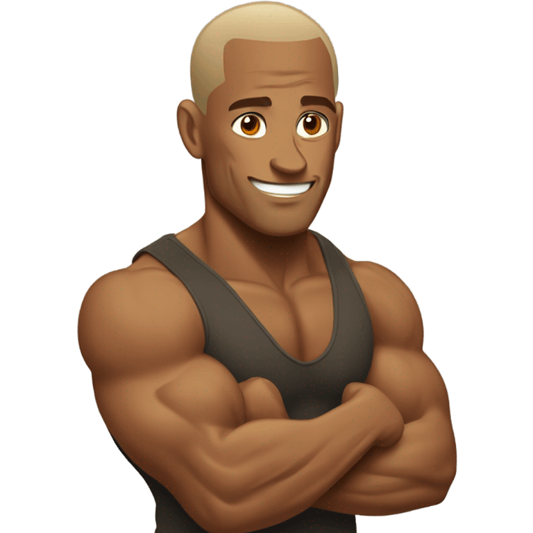 David goggins with a log emoji