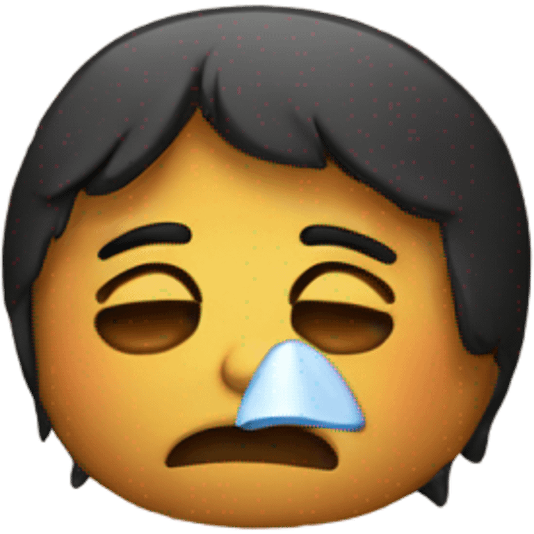 sad kiss emoji